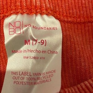 No Boundaries Women's Vibrant red t shirt